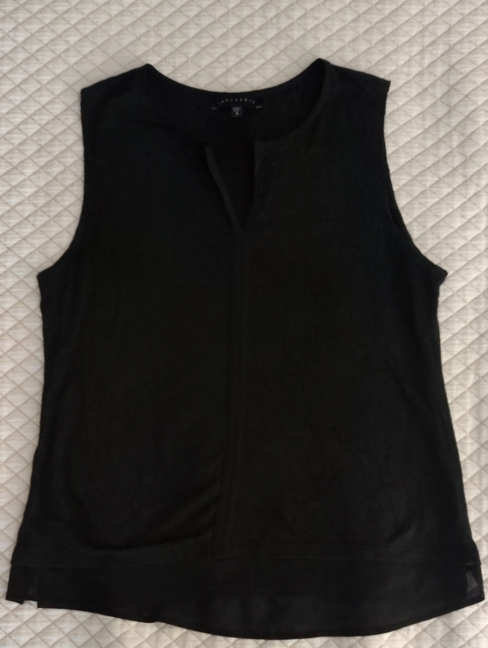 Sanctuary Black Sleeveless Shell Tank Small